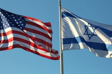 Israel US flags
