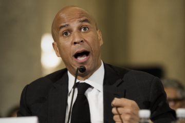 Sen. Cory Booker D-N.J. opposes the Taylor Force Act. (AP Photo/Cliff Owen)
