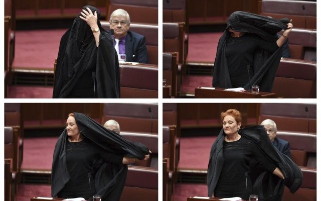 Australia: Senator promotes burqa ban in public places