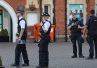 British police in London