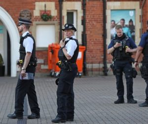 British police in London