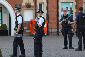 British police in London
