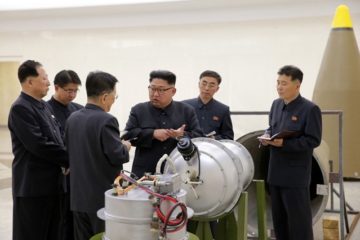 Kim Jong Un inspects an H-bomb