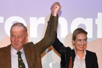 Alexander Gauland, Alice Weidel of Germany's AfD party