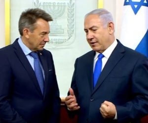PM Netanyahu and ICRC President Peter Maurer