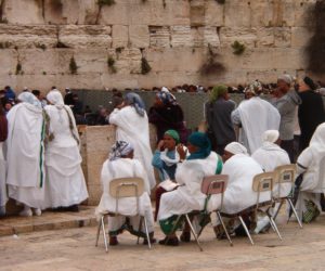 Ethiopian women at the Western Wall