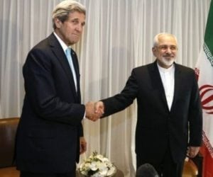 Mohammad Zarif and John Kerry