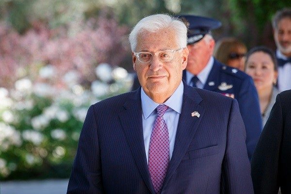 US Ambassador Friedman feuds with left-wing Israeli paper over Palestinian terror