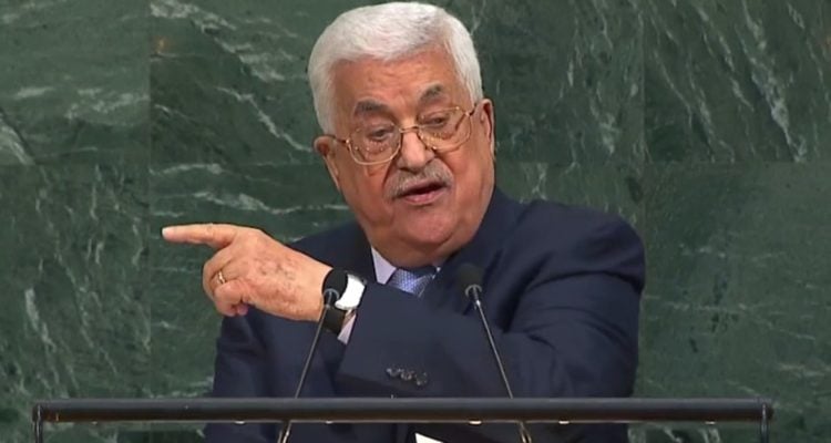 At UN, Abbas deplores creation of State of Israel