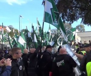 Neo-Nazi march in Sweden