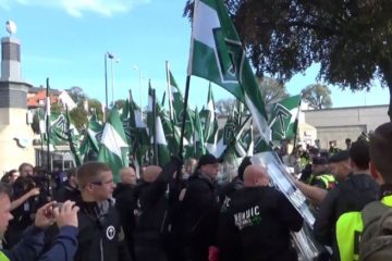 Neo-Nazi march in Sweden