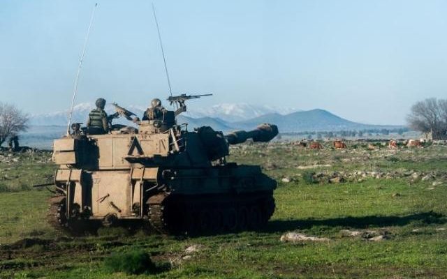 Israel strikes Syrian army in response to rocket fire