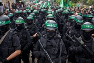 Members of Hamas in Gaza City