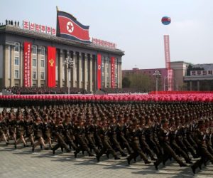 Kim Il Sung Square during military parade