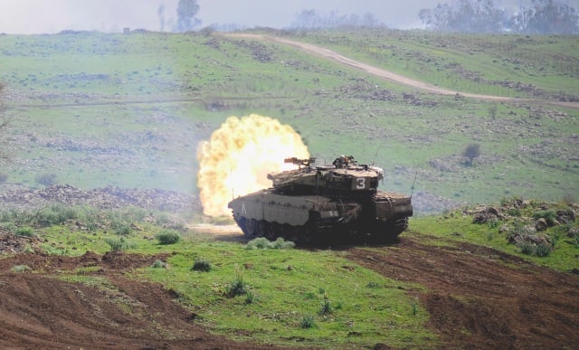 Israel again fires warning shot at Syrian military position