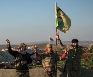 Kurdish YPG forces in Syria