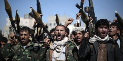 Houthi rebels in Yemen