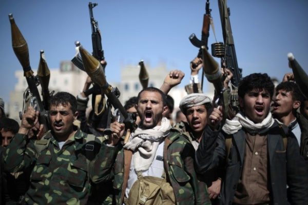Houthi rebels in Yemen