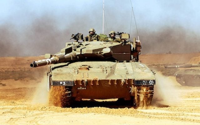 IDF tanks pound Gaza after bomb explodes along border