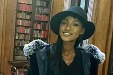 Former Miss Israel, Yityish Aynaw, at Harvard. JNS)