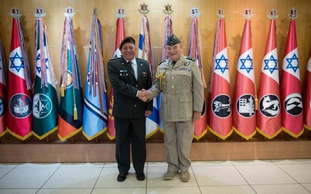 Top UK general in Israel for strategic talks