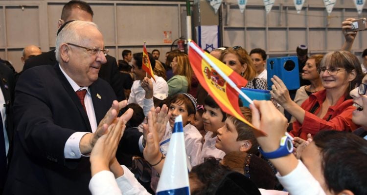 President Rivlin in Spain: ‘We must not surrender to anti-Semitism’