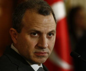 Lebanon's Foreign Minister Gebran Bassil