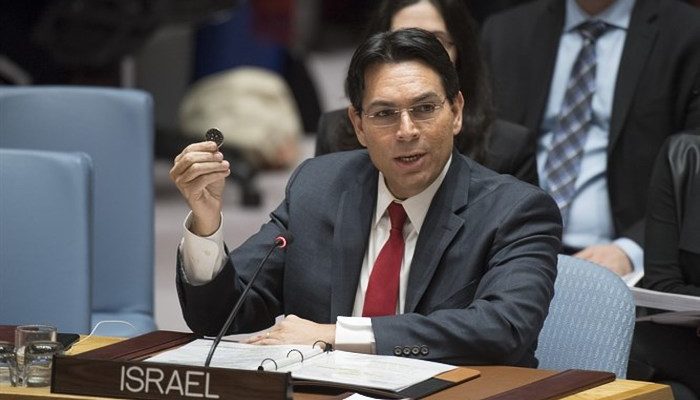 Danon presents replica of 1st-century coin at UN, stressing ancient Jewish ties to Jerusalem