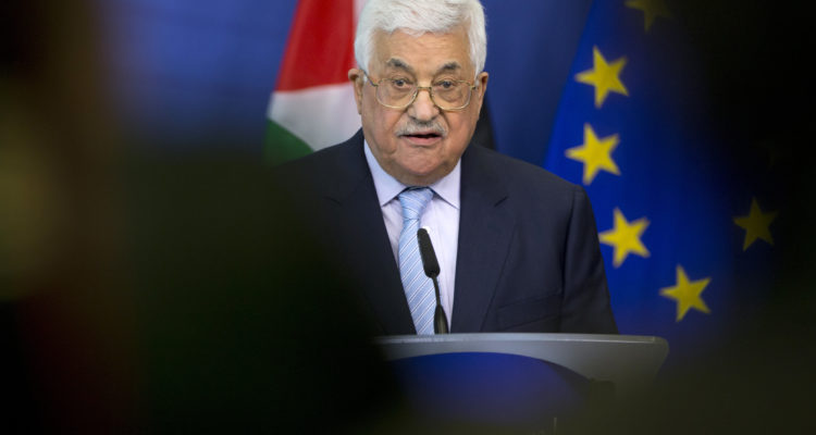 Abbas in Belgium, seeks European recognition of Palestinian state