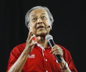 Former Malaysian Prime Minister Mahathir Mohamad