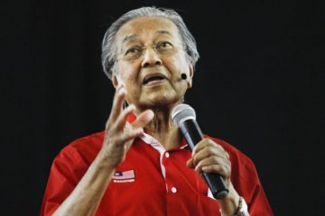 Former Malaysian Prime Minister Mahathir Mohamad
