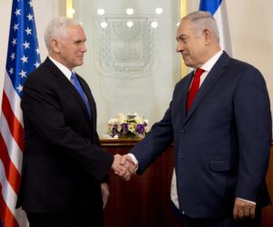 Mike Pence, Benjamin Netanyahu