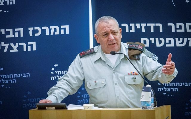 IDF chief: Iranian threat looms above all regional threats
