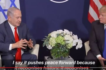 Netanyahu and Trump in Davos,