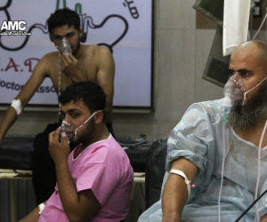 Syrians affected by the civil war. (Aleppo Media Center via AP, File)