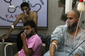Syrians affected by the civil war. (Aleppo Media Center via AP, File)