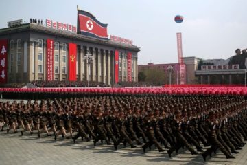 Kim Il Sung Square during military parade