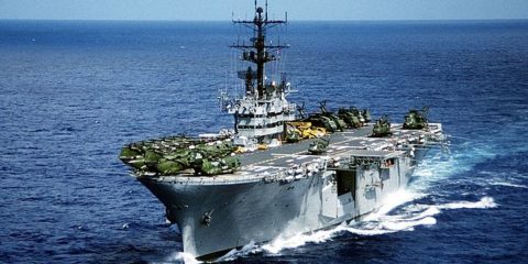 USS Iwo Jima arrives off coast of Israel to train with IDF