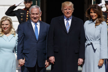 President Donald Trump and Israeli Prime Minister Benjamin Netanyahu. (AP Photo/Evan Vucci)