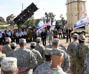US Secretary of Defense Chuck Hagel speaks to Israeli and US soldiers during a joint exercise called Juniper Cobra 14, in Israel on May 15, 2014. Photo by Matty Stern/US Embassy/FLASH90