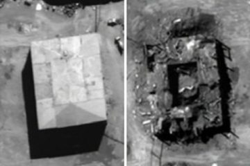 Syrian Reactor Bomb Damage