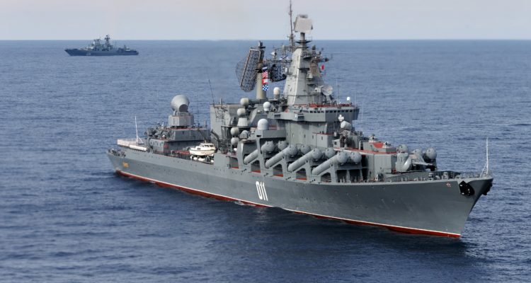 Russia appears to move warships away from Syrian danger zone