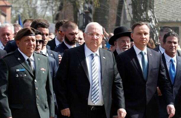 Polish nationalists seek probe of Israeli president’s Holocaust remarks