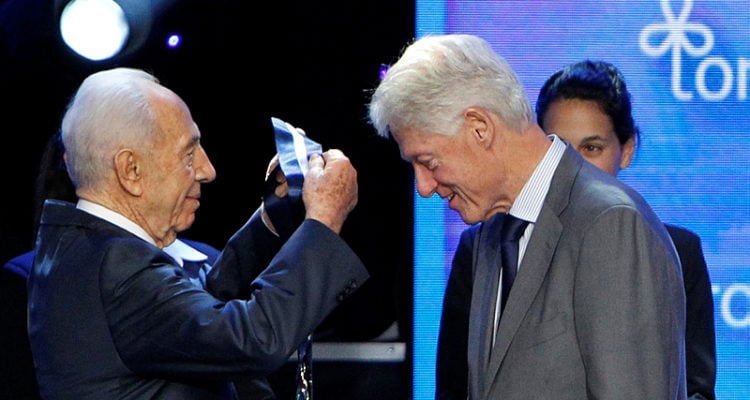 Bill Clinton admits trying to help Peres beat Netanyahu in 1996 election