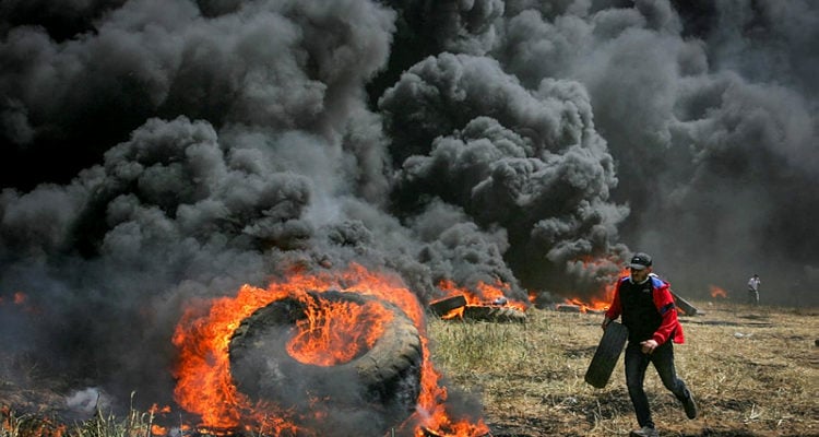Palestinian rioters burn tires, attempt to infiltrate Israel in latest Gaza border clashes