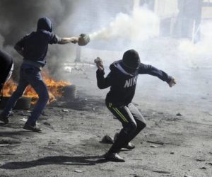 Palestinian rock-throwing