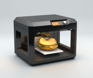 3D-printed veggie burger. (shutterstock)