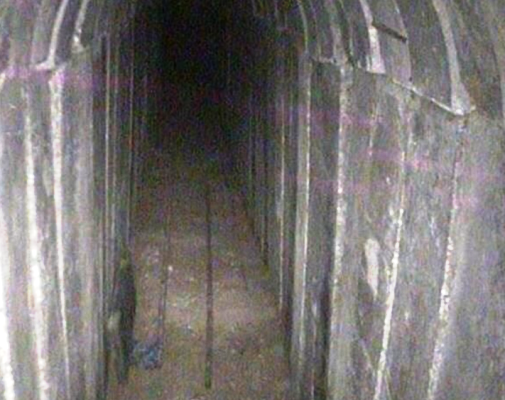 Terror tunnel found under UNRWA school in Gaza