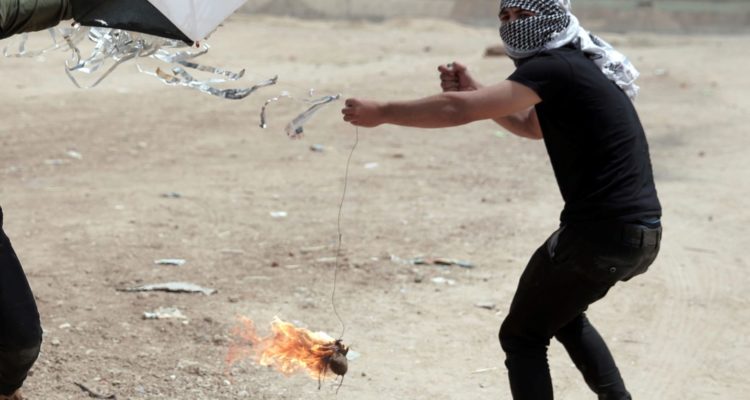IDF fires first ‘warning shot’ at arson terrorists in Gaza