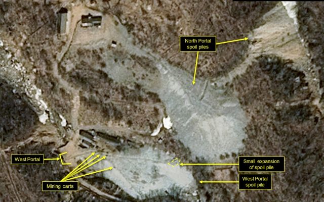 Report: North Korea dismantles buildings at nuke test site